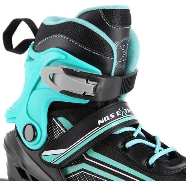 Rolki Nils Extreme NH18190 z wymienną płozą regulowane czarne r. 34-38 8494493 5907695588699