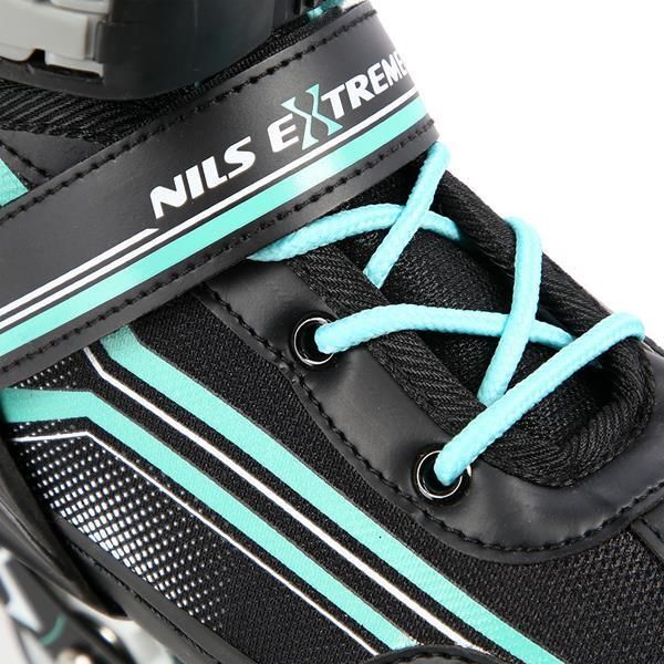 Rolki Nils Extreme NH18190 z wymienną płozą regulowane czarne r. 34-38 8494493 5907695588699