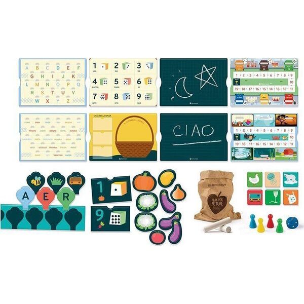 Clementoni Edukacyjny Sześcian Uczę Się Bawiąc 8497760 8005125506958