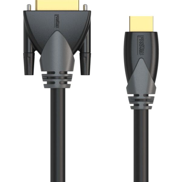 Kabel Procab HDMI - DVI-D 3m czarny (CLV160/3) 8500862 5414795038530