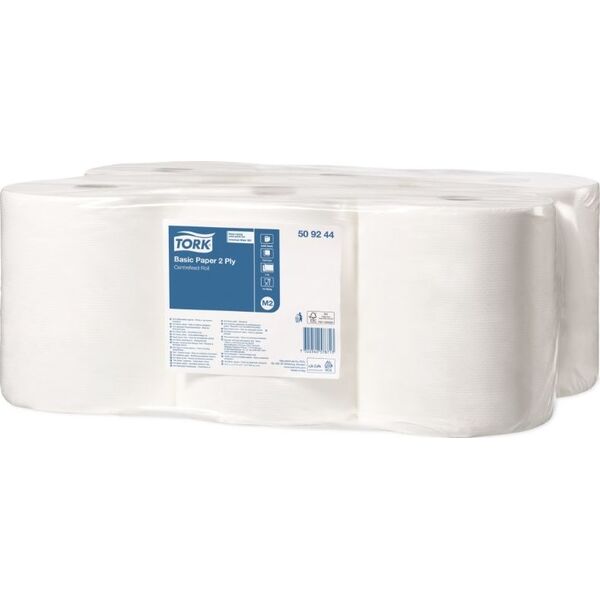 Tork Tork - Czyściwo w roli centralnego dozowania do podstawowych zadań, białe - 148 m 8503900 7322540578713