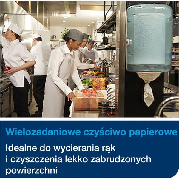 Tork Tork Reflex - Czyściwo papierowe w małej roli do lekkich zabrudzeń, 1-warstwowe, advanced - Białe 8503925 8710499059015