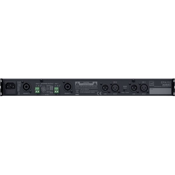 Audac AUDAC EPA152 Dual-channel Class-D amplifier 2 x 150W 8541951 5414795039162