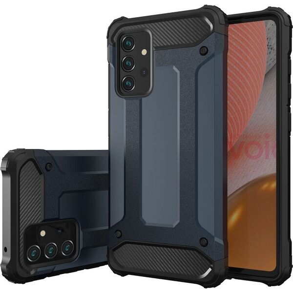 Hurtel Hybrid Armor pancerne hybrydowe etui pokrowiec Samsung Galaxy A72 4G niebieski 8588931 9111201925922
