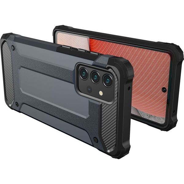 Hurtel Hybrid Armor pancerne hybrydowe etui pokrowiec Samsung Galaxy A72 4G niebieski 8588931 9111201925922