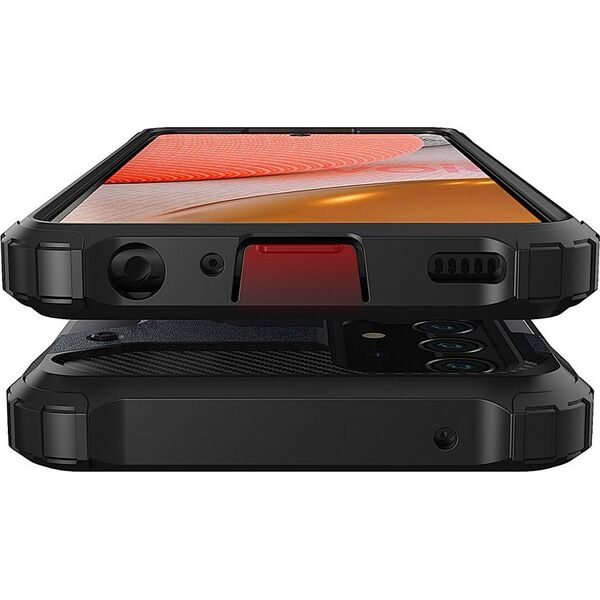 Hurtel Hybrid Armor pancerne hybrydowe etui pokrowiec Samsung Galaxy A72 4G niebieski 8588931 9111201925922