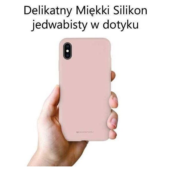 Mercury Futerał Mercury Silicone do SAMSUNG A42 5G różowy 8602012 8809786096076