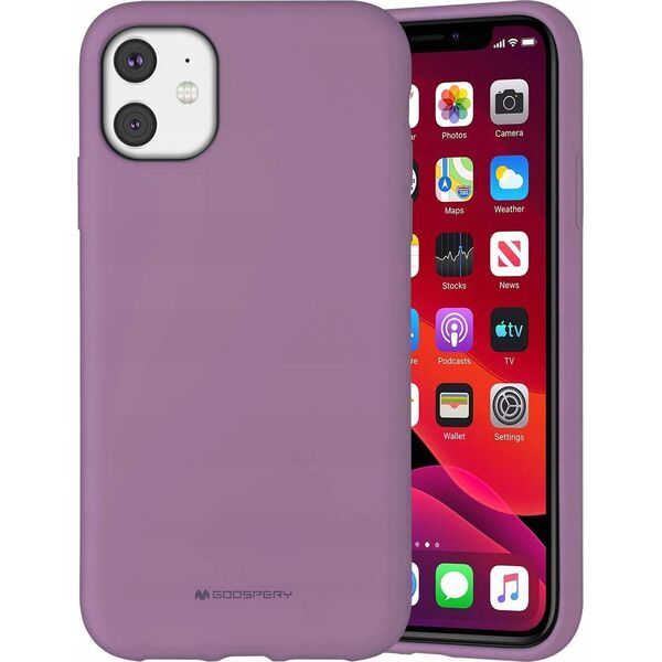 Mercury MERCURY SILICONE CASE IPHONE 11 PURPLE / FIOLETOWY 8602501 8809684993507