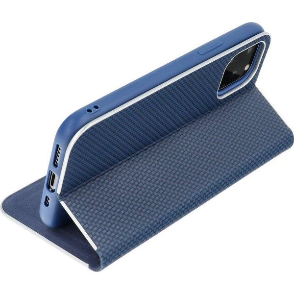 ForCell Kabura Forcell LUNA Book Carbon do SAMSUNG Galaxy A52 5G / A52 LTE ( 4G ) niebieski 8603400 5903396098550