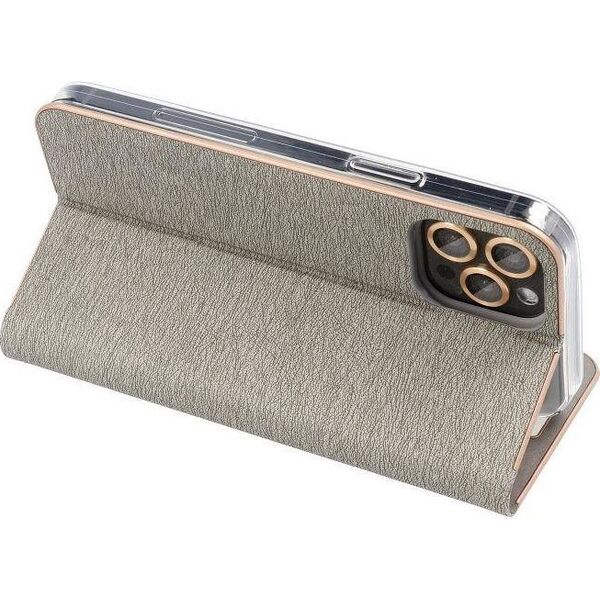 ForCell Kabura Forcell LUNA Book Gold do XIAOMI Redmi NOTE 10 Pro srebrny 8603484 5903396107023