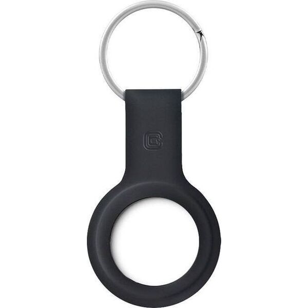Crong Crong Silicone Case with Key Ring Brelok do Apple AirTag (czarny) 8603903 5907731987905