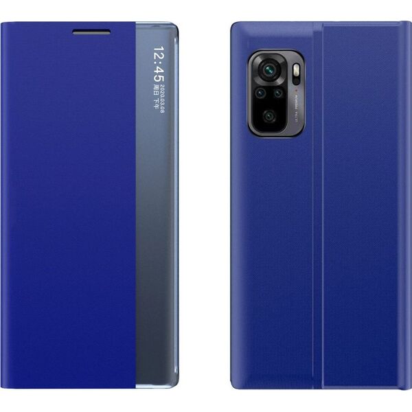 Hurtel Sleep Case pokrowiec etui z klapką typu Smart Cover Xiaomi Redmi K40 Pro+ / K40 Pro / K40 / Poco F3 niebieski 8616315 9111201931244