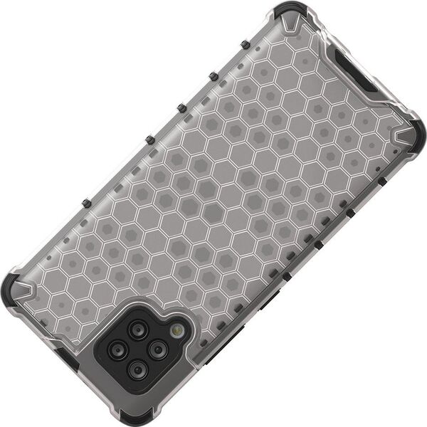 Hurtel Honeycomb etui pancerny pokrowiec z żelową ramką Samsung Galaxy A42 5G zielony 8616372 9111201932234
