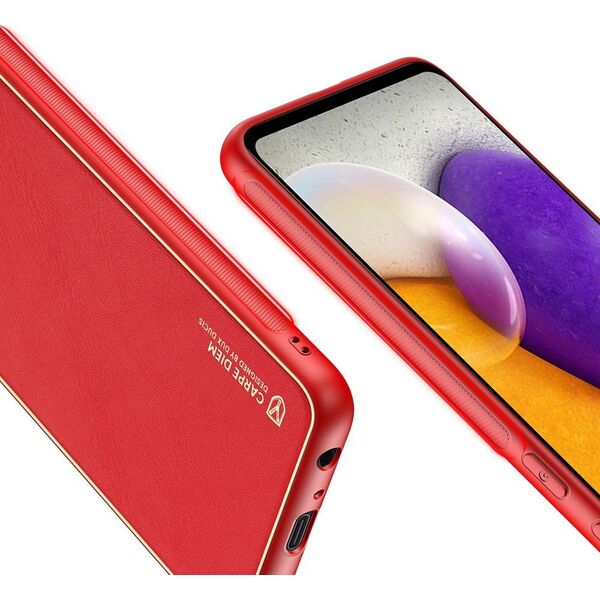 Dux Ducis Dux Ducis Yolo eleganckie etui pokrowiec ze skóry ekologicznej Samsung Galaxy A72 4G czerwony 8622097 6934913050422