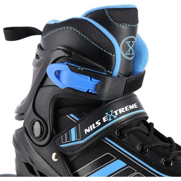 Rolki Nils Extreme NH18191 z wymienną płozą regulowane czarne r. 39-43 8668647 5907695589702