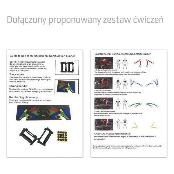 HMS PU10 WIELOFUNKCYJNA DESKA DO POMPEK BLACK HMS 8668674 5907695592689