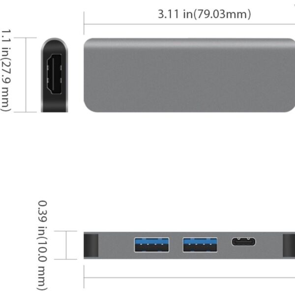 Stacja/replikator Jcpal Linx USB-C (JCP6189) 8672302 6954661854783