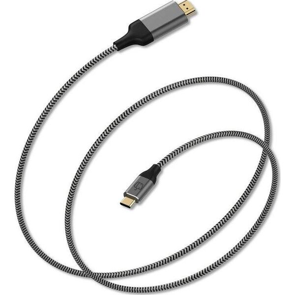 Kabel USB Pepper Jobs USB-C - HDMI 1.8 m Biały (PJ-C2H18M) 8672314 4897089840216