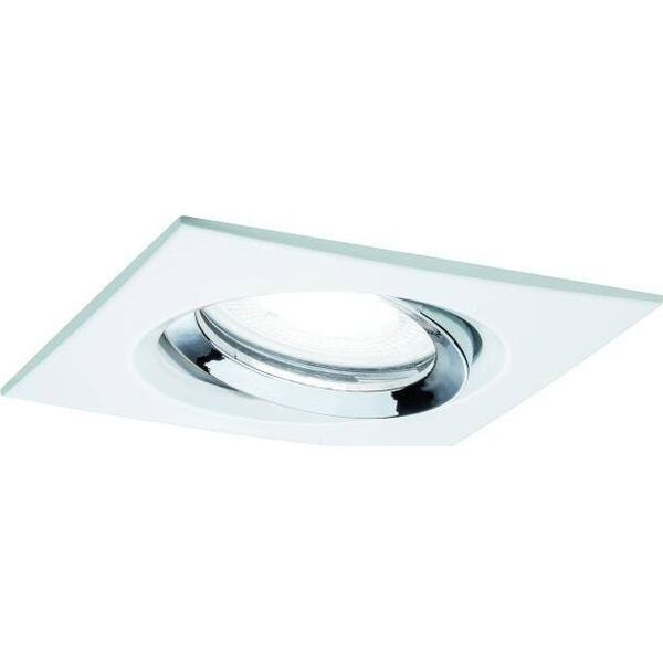 Paulmann Oprawa wbudowana Nova Plus IP65 ruchoma 1x6W 230V4000K GU10 51mm Biały Mat Chrom/Aluminium 8680620 4000870936740
