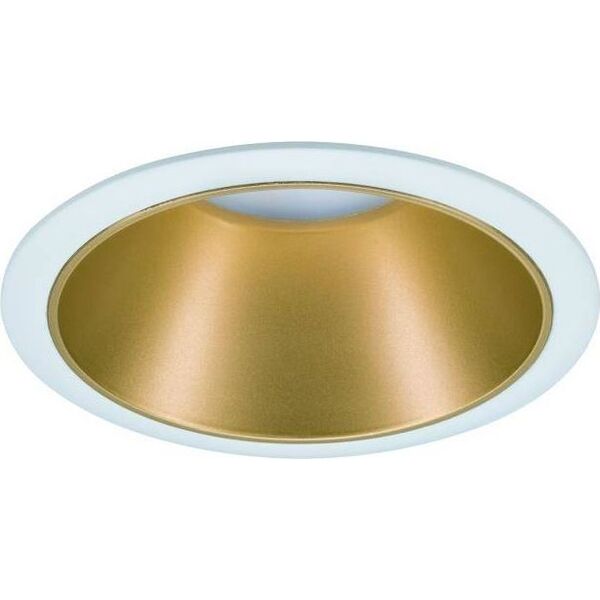 Paulmann Oprawa wbudowana Cole Coin 3-st ścimnianie LED 1x6,5W 2700K 230V Biały/Złoty-Mat /Tworzywo sztuczne 8680633 4000870934050
