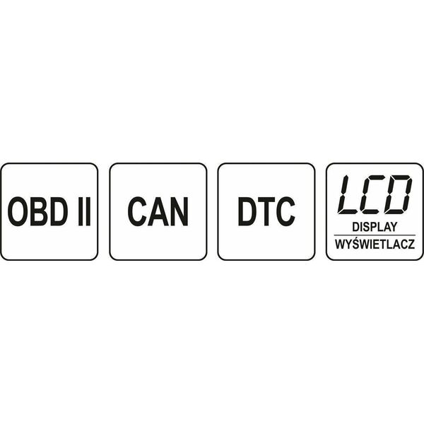Yato Tester diagnostyczny OBD/EOBD YT-72977 8680704 5906083057847