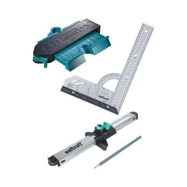Wolfcraft Zestaw do dopasowywania paneli laminowanych i projektowania podłogi WF6976000 8680783 4006885697607