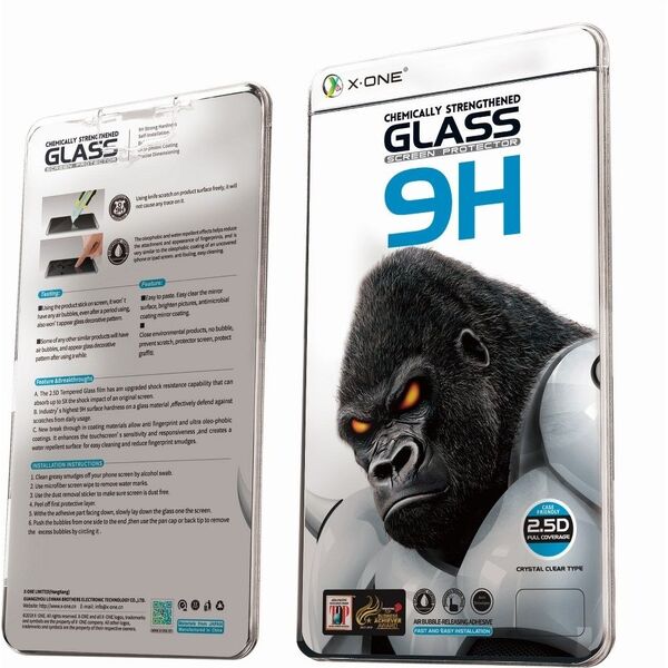 X-One Szkło hartowane X-ONE 3D Full Cover - do Samsung Galaxy S21 (case friendly) - działający czytnik 8691805 5903396103360