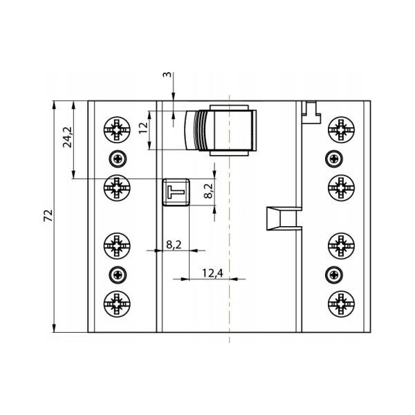 ETI EFI-P4 AC 40/0.1 WYŁ.RÓŻNIC-PRĄD. 8695769 3838895865117