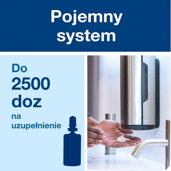Dozownik do mydła Tork Tork Intuition Automatyczny dozownik do mydła w piance Stalowy 8696912 7322540782318