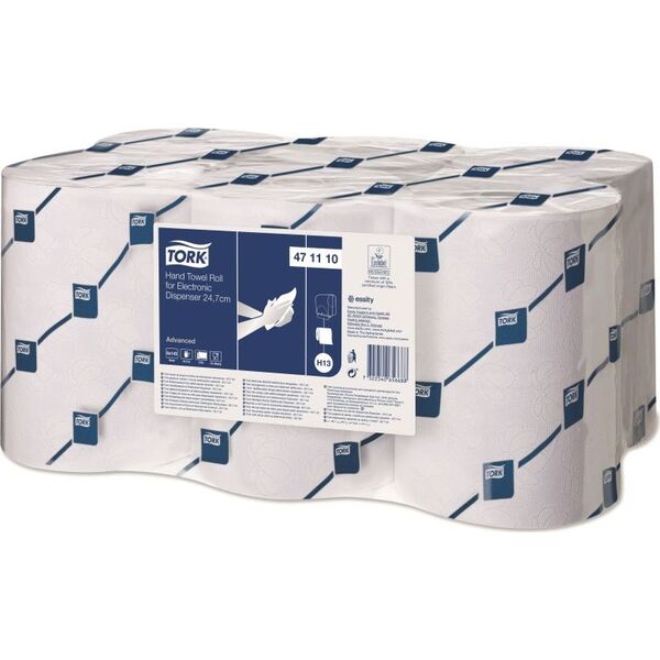 Tork Tork - Ręcznik papierowy w roli do dozowników automatycznych, 2-warstwowy, szeroki, advanced - Biały 8697861 7322540656671