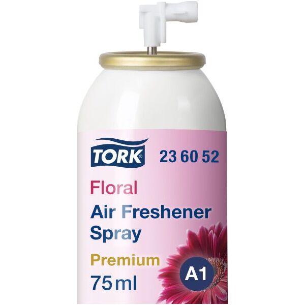 Tork Tork - Odświeżacz powietrza w aerozolu, 75 ml - Kwiatowy 8697976 7322540030327