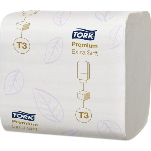 Tork Tork - Papier toaletowy w składce, biały - Ekstra miękki Premium 8697995 7310791199283