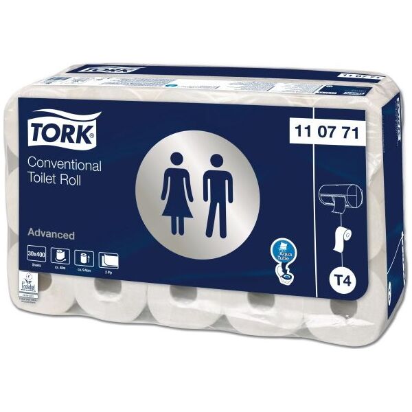 Tork Tork - Papier toaletowy w rolce konwencjonalnej, 2-warstwowy - Advanced 8698003 7310791057651