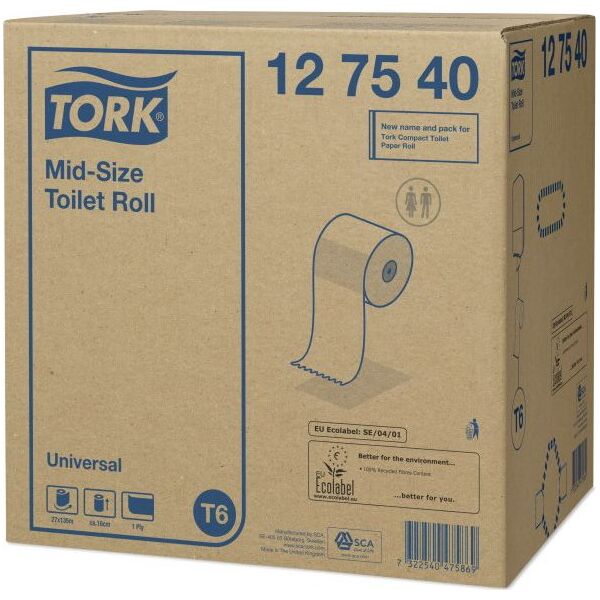 Tork Tork - Papier toaletowy do dozownika z automatyczną zmianą rolek - 135 m 8698004 7322540475869