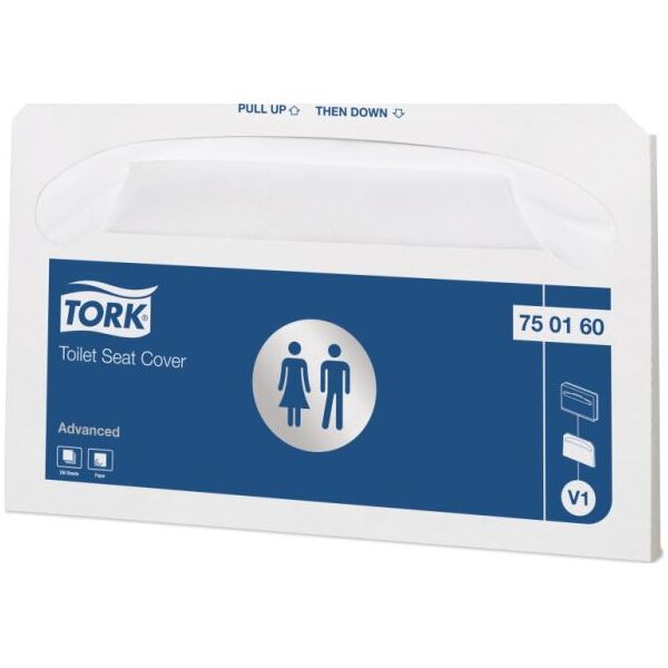 Tork Tork - Higieniczne nakładki sedesowe, advanced - Białe 8698007 7310797501608