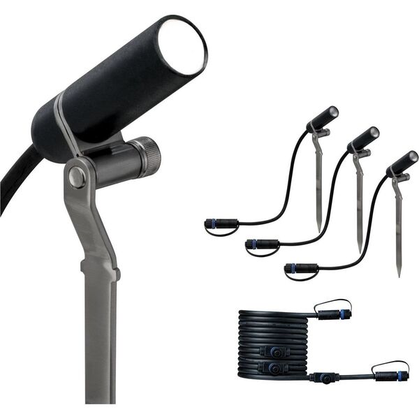 Paulmann Outdoor Plug & Shine Plantini zestaw do rozbudowy 3000K 3x2,5W 8718035 4000870941560