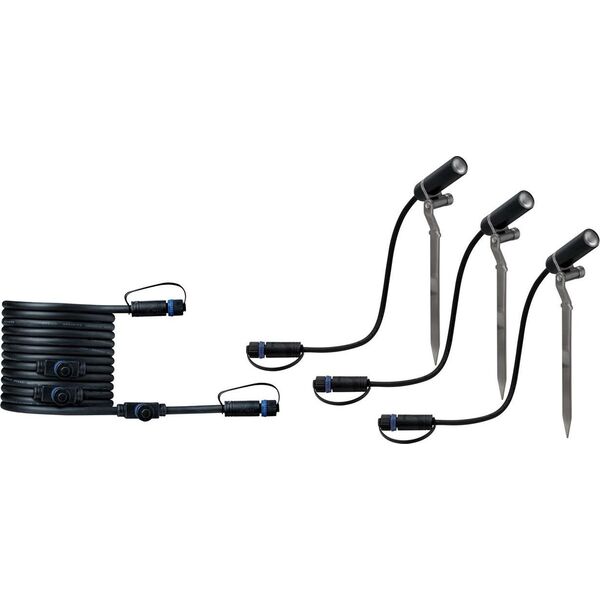 Paulmann Outdoor Plug & Shine Plantini zestaw do rozbudowy 3000K 3x2,5W 8718035 4000870941560