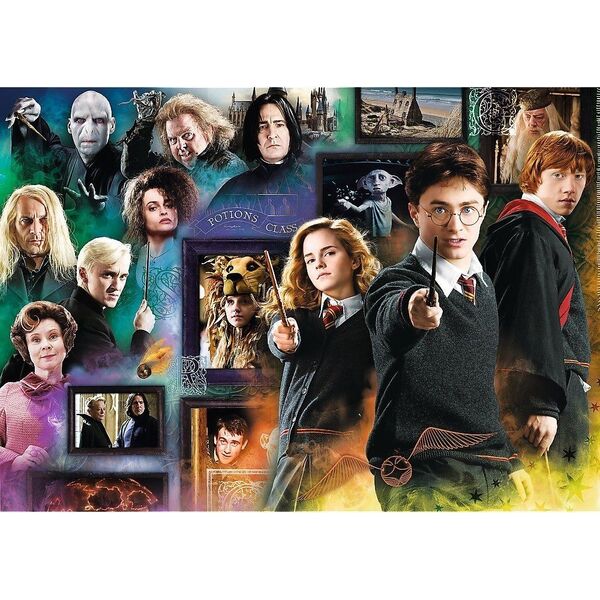 Trefl Puzzle 1500el Świat czarodziejów. Harry Potter 10668 Trefl 8744537 5900511106688
