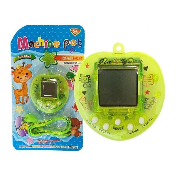 Lean Sport Gra Elektroniczna Tamagotchi Zielona z krótkim łańcuszkiem 8758997 5907625580007