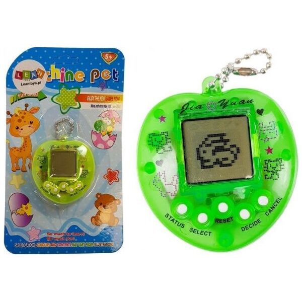 Lean Sport Gra Elektroniczna Tamagotchi Zielona z krótkim łańcuszkiem 8758997 5907625580007