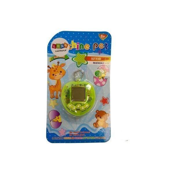 Lean Sport Gra Elektroniczna Tamagotchi Zielona z krótkim łańcuszkiem 8758997 5907625580007