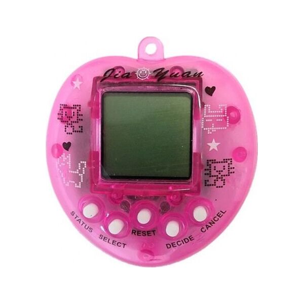 Lean Sport Gra Elektroniczna Tamagotchi Różowa z krótkim łańcuszkiem 8759000 5907625580021