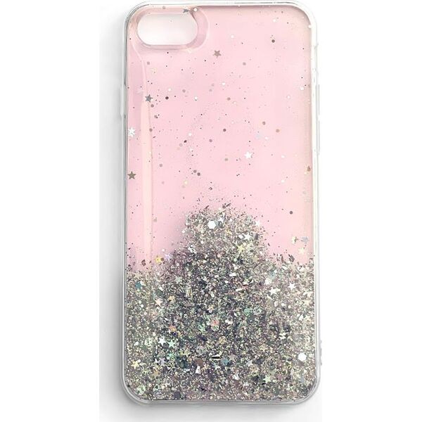 Wozinsky Wozinsky Star Glitter błyszczące etui pokrowiec z brokatem Xiaomi Redmi K40 Pro+ / K40 Pro / K40 / Poco F3 różowy 8759070 9111201932555