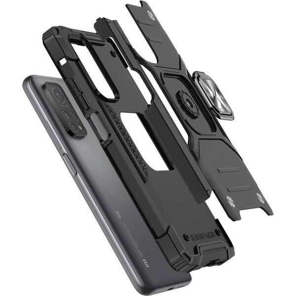 Wozinsky Wozinsky Ring Armor pancerne hybrydowe etui pokrowiec + magnetyczny uchwyt Samsung Galaxy A72 4G czerwony 8759095 9111201935839
