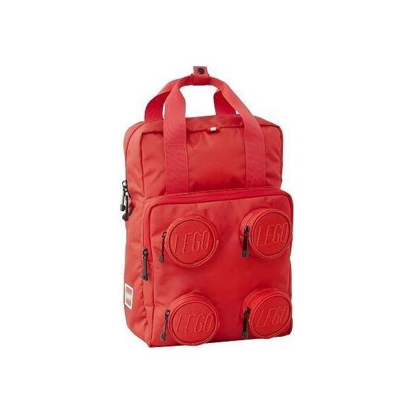 LEGO LEGO Brick 2x2 Backpack 20205-0021 Czerwone 8762875 5711013090807