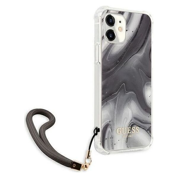 Guess Guess GUHCP12SKSMAGR iPhone 12 mini 5,4" szary/grey hardcase Marble Collection 8800653 3666339004149