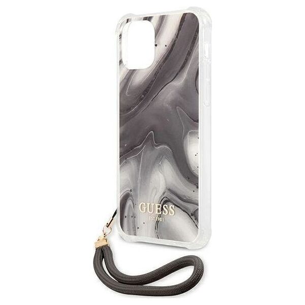 Guess Guess GUHCP12SKSMAGR iPhone 12 mini 5,4" szary/grey hardcase Marble Collection 8800653 3666339004149