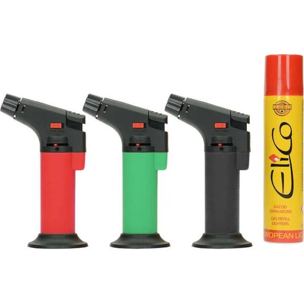 ElicoCamp Elico Palnik Gazowy Blue Torch RK-3001 z gazem 90 ml 8847092 5906190204462