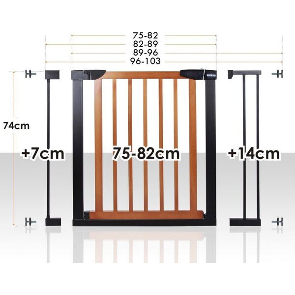 Hanks Kids BRAMKA BEZPIECZEŃSTWA G2 +7+14cm HANKSKIDS 8847730 5906721170365