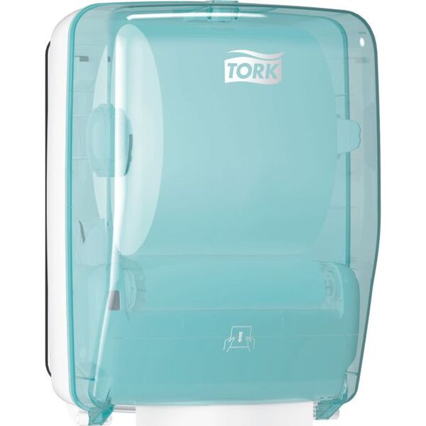 Tork Tork - Uszczelniony dozownik do ręczników w roli - Biało-turkusowy 8859089 7322541437989
